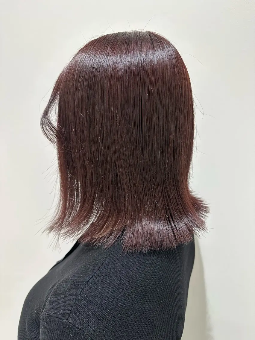 ミディアム カラー カット ヘアカラー 🤍透明感カラー・ きらら🤍のヘアスタイル