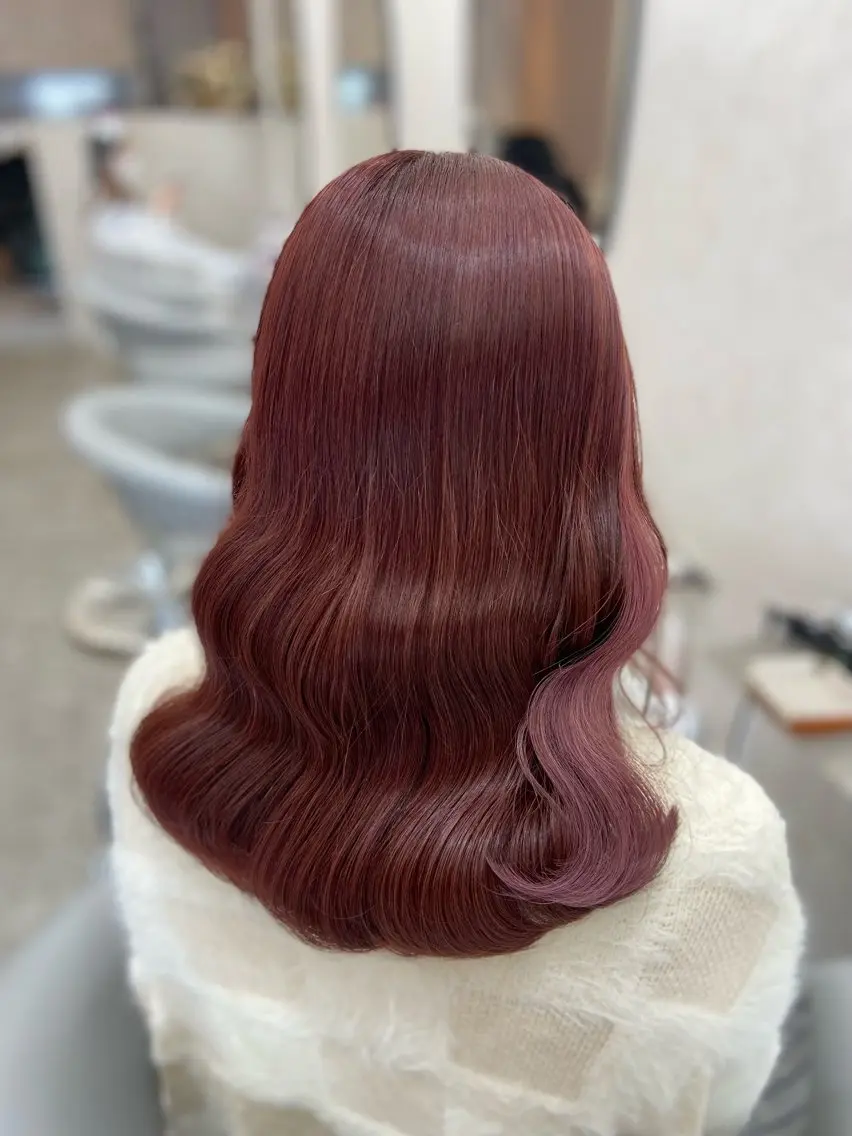 ミディアム カラー ベージュカラー ブリーチ ブラウンカラー ケアブリーチ ダブルカラー カット ヘアカラー トリートメント 新宿/韓国ヘア 中明度カラー/かやのヘアスタイル