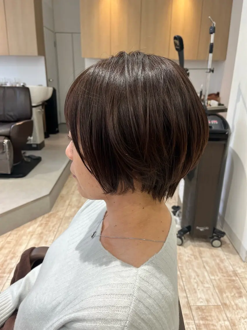 ショート 小顔似合わせカット/ レイヤー/maiのヘアスタイル