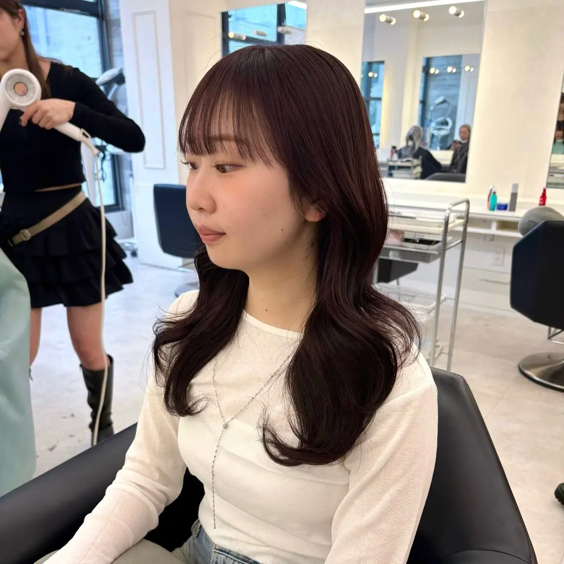 ロング カラー ヘアカラー ParveMix /楠本結菜🤍のヘアスタイル