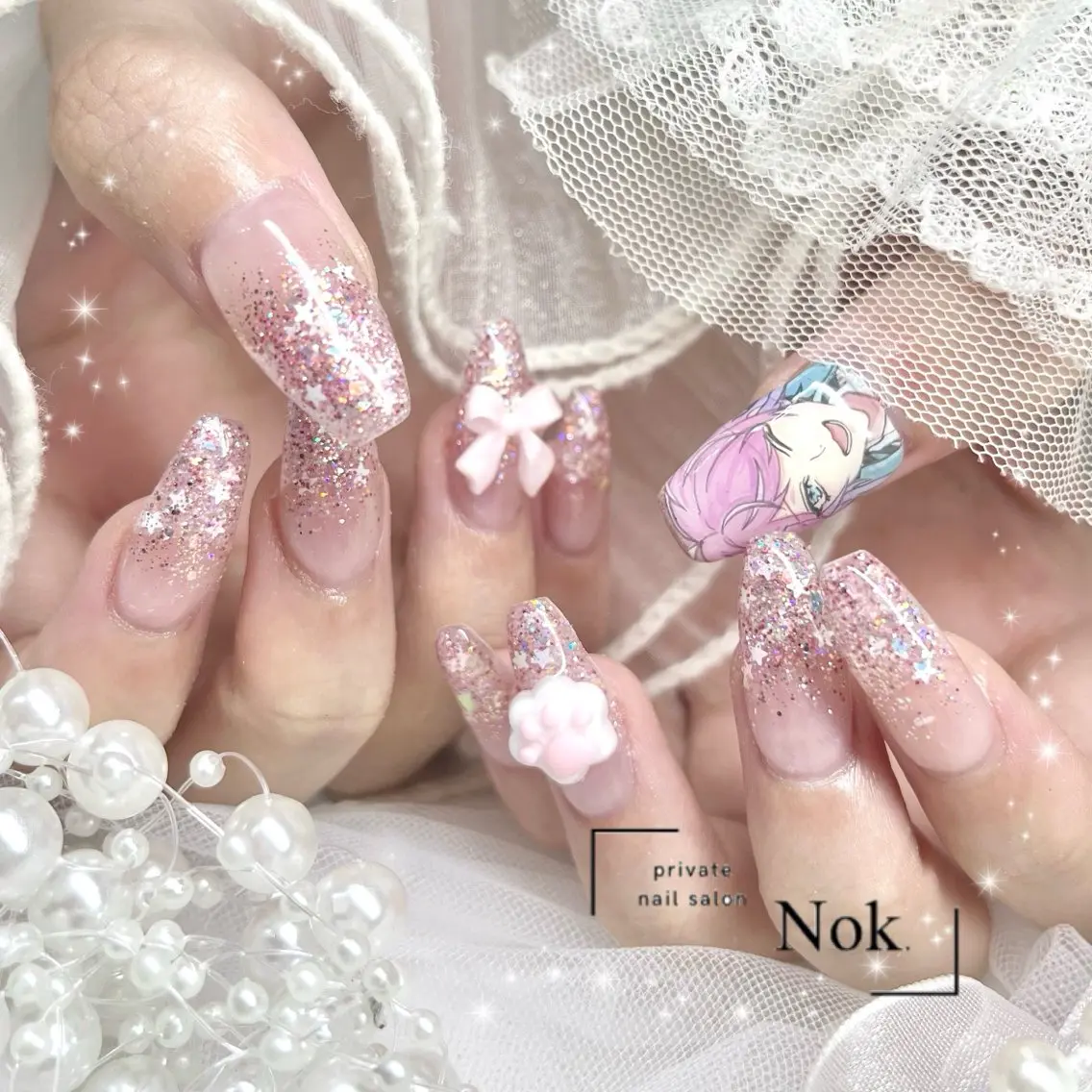 ネイル ハンドネイル 池袋痛ネイル Nok. 渡辺のネイルデザイン