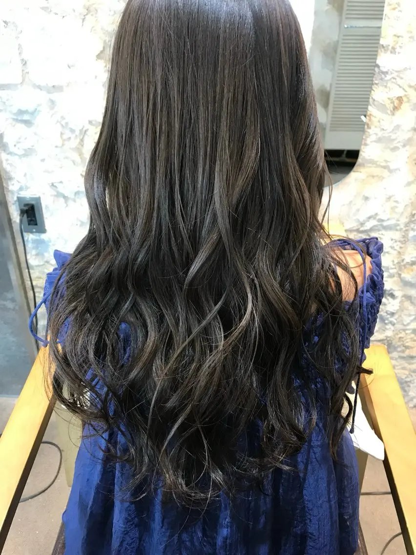 ロング カラー 塚本 昂のヘアスタイル