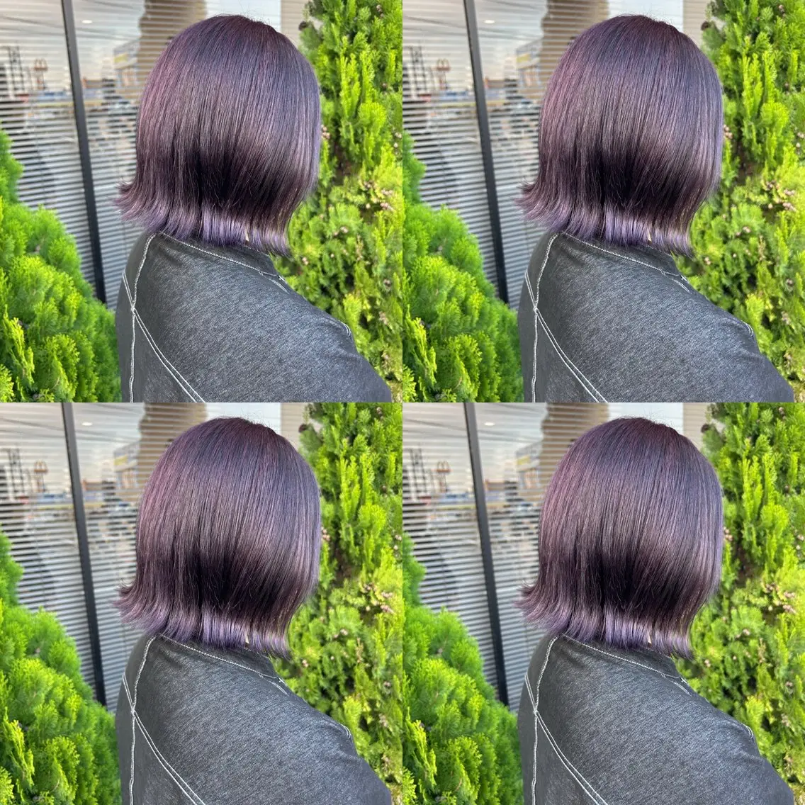 ミディアム 河口 友里のヘアスタイル