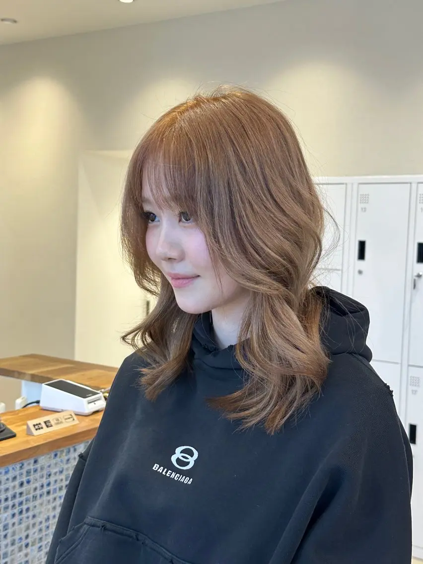 セミロング ヘアカラー 【GRANDEUR】 石橋亜嘉史のヘアスタイル