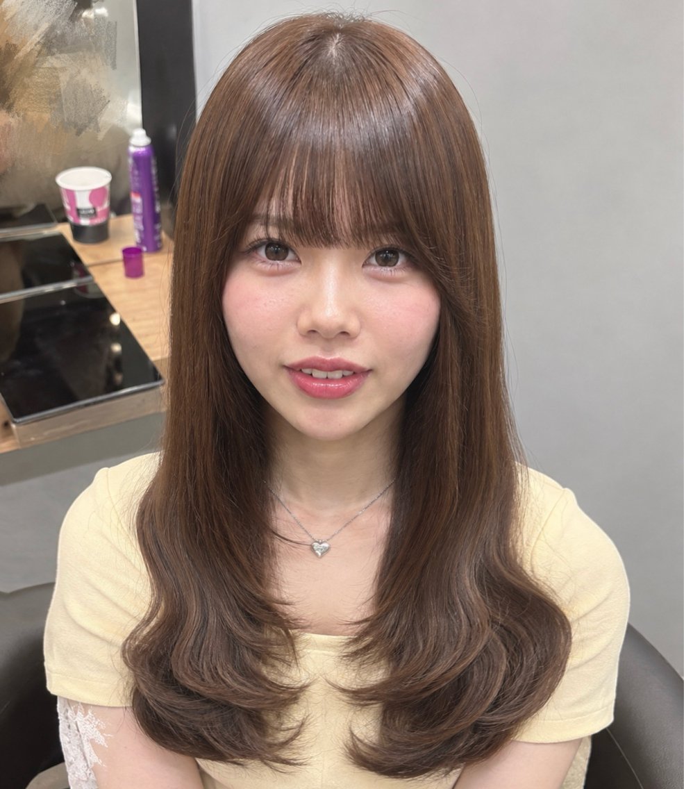ロング カラー ブラウンカラー ヘアカラー 🤍艶モテカラー♡ ブラウン🤍Rimiのヘアスタイル