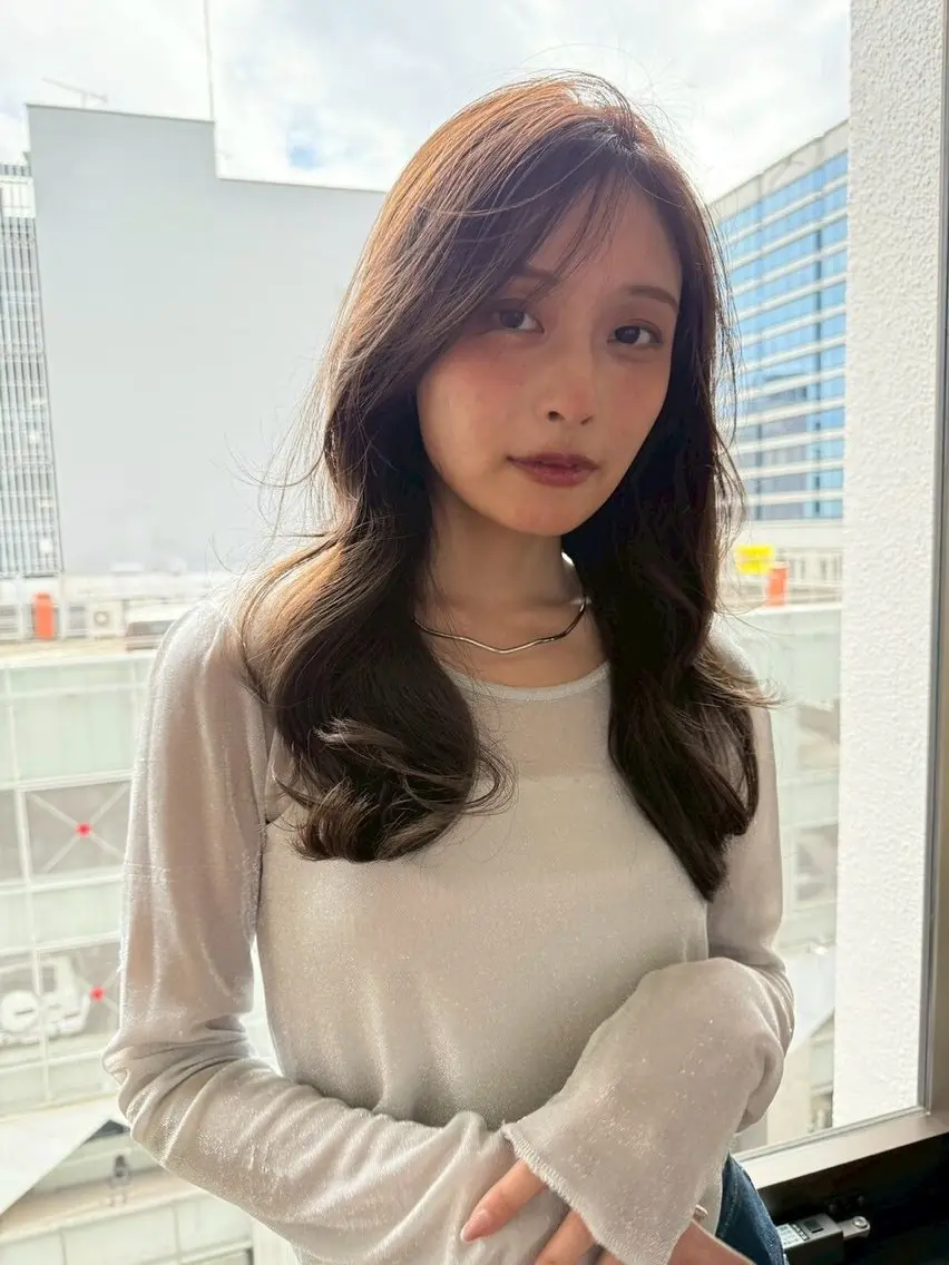 カラー ヘアカラー トリートメント ウエダ ユウのヘアスタイル
