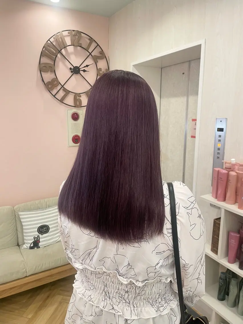 ロング カラー ダブルカラー/ レイヤー🍒齋藤 澪のヘアスタイル