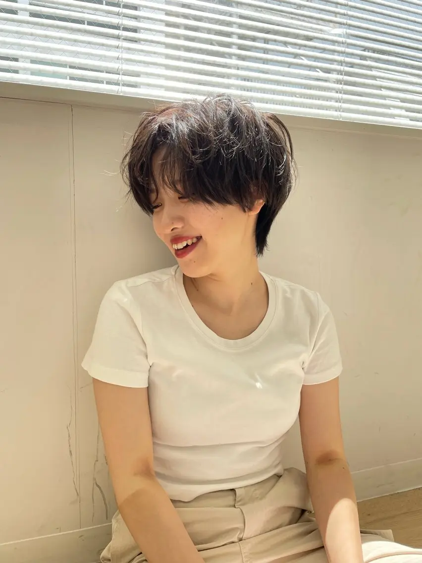 [ミニモ限定✂️]  カット+パーマ+トリートメント✨ショートヘアお任せください！の写真