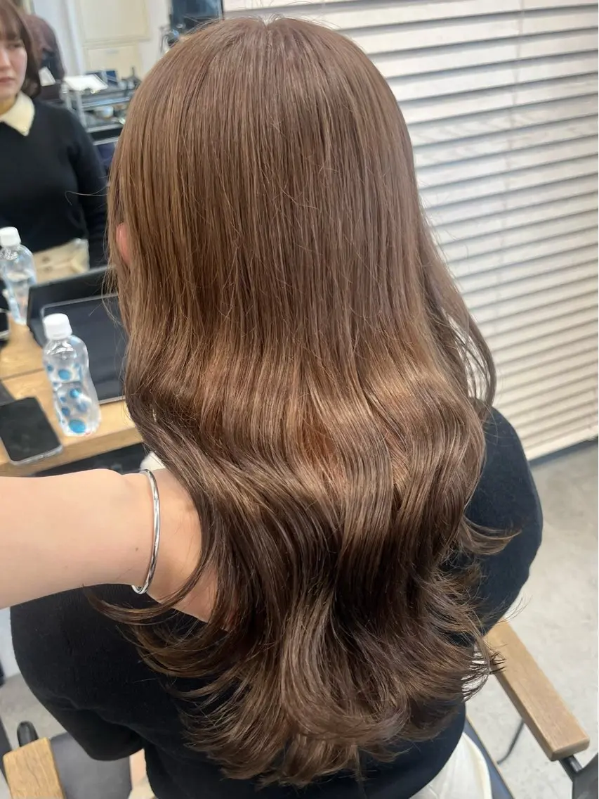 ロング カラー ヘアアレンジ ベージュカラー 🫧透明感カラー/ ナルハ🫧のヘアスタイル