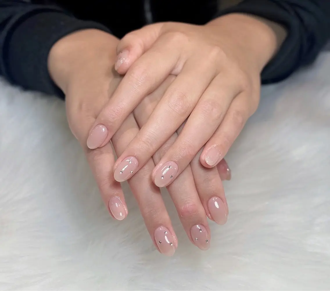 ネイル オーロラネイル チークネイル フットネイル フレンチネイル ジェルネイル Nichi Nailsのネイルデザイン