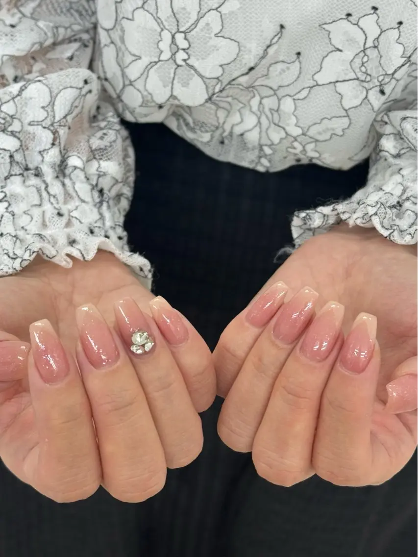 ネイル 長さ出し フットネイル ジェルネイル マグネットネイル 持ち込み ハンドネイル ハンドケア Ocean Nailのネイルデザイン