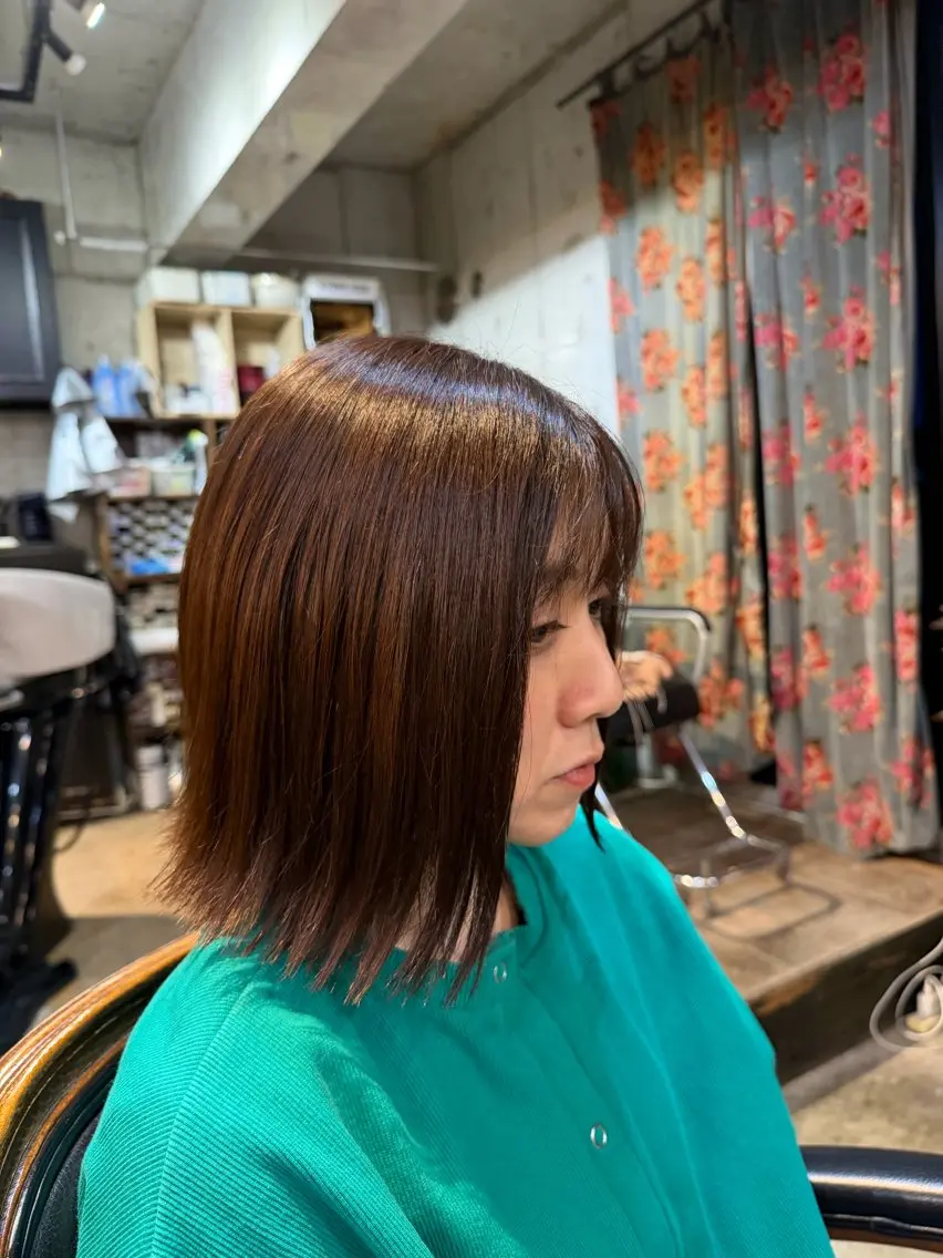 ミディアム カラー ヘアアレンジ ブラウンカラー 外ハネヘア カット ヘアカラー 🍀Ryosuke 🍀のヘアスタイル