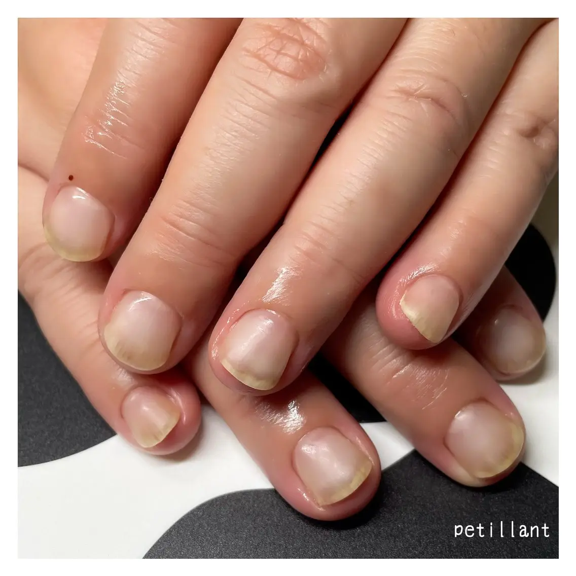 ネイル クリアネイル ジェルネイル 卒業式 nail salon petillantのネイルデザイン