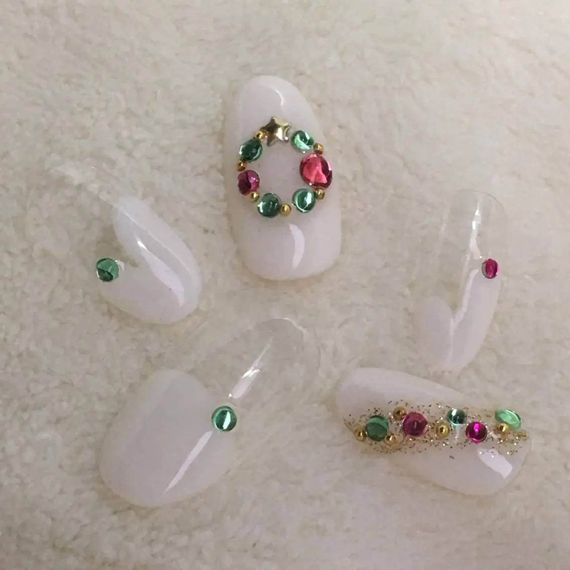 ネイル 冬ネイル クリスマス Nail Salon espritのネイルデザイン