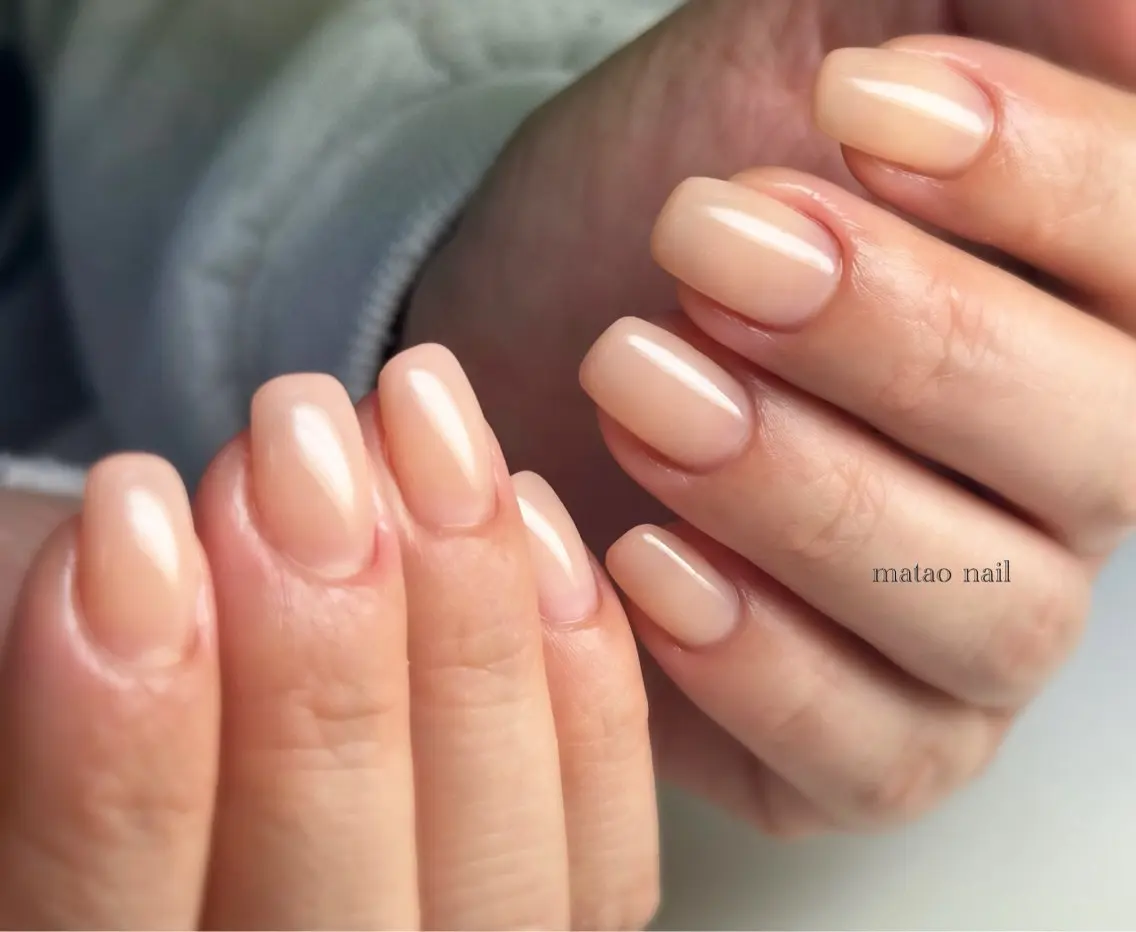 ネイル クリアネイル オフィスネイル シンプルネイル matao nailの眉毛・アイブロウイメージ