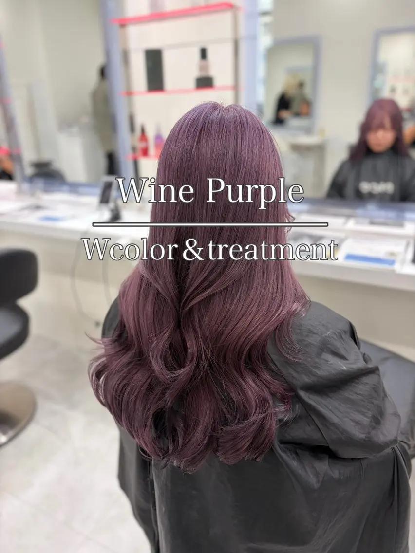 ロング カラー 💜RIO/韓国風 寒色・暖色カラー💜のヘアスタイル