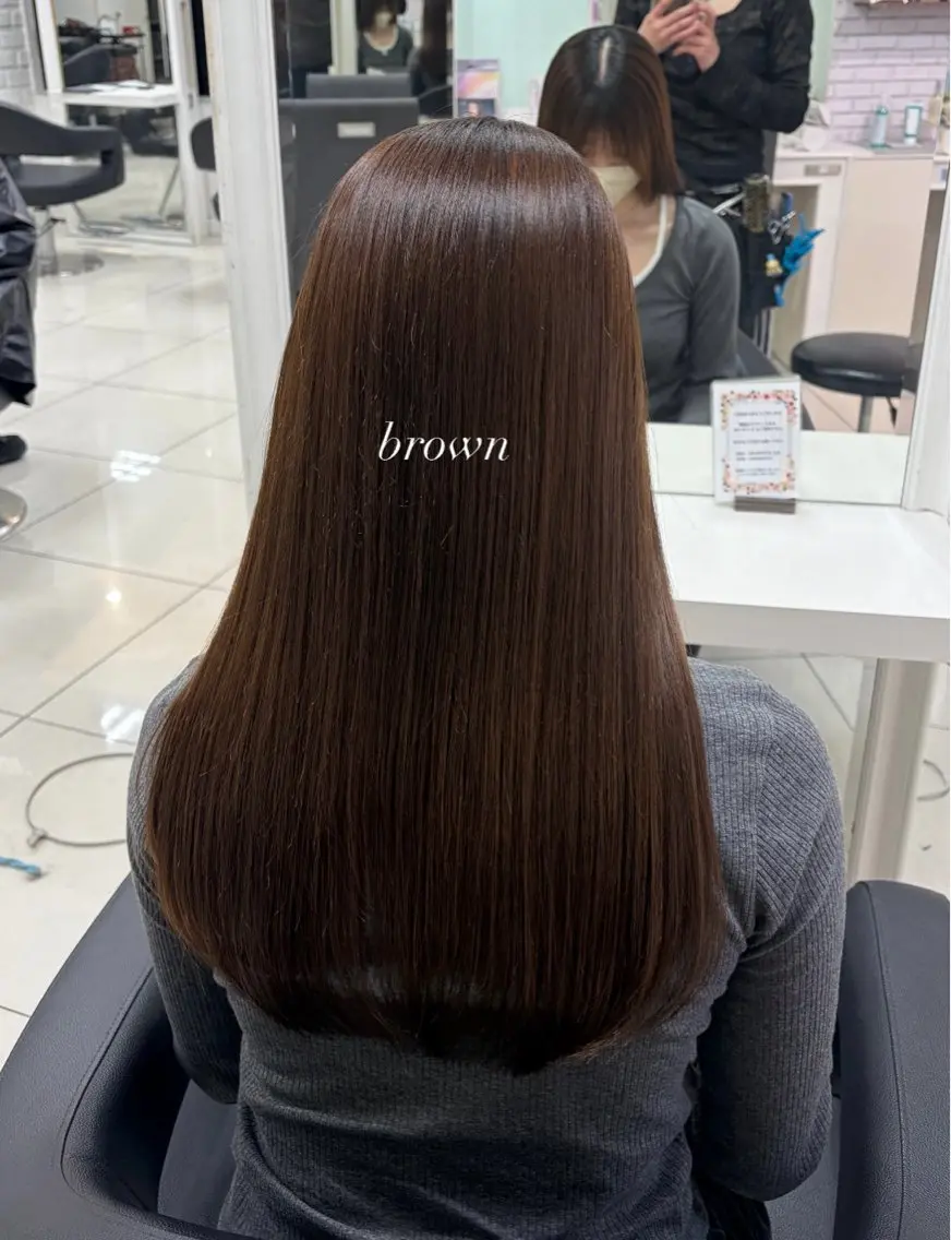 ロング カット ヘアカラー 【艶髪特化】 🌟yumano🌟のヘアスタイル