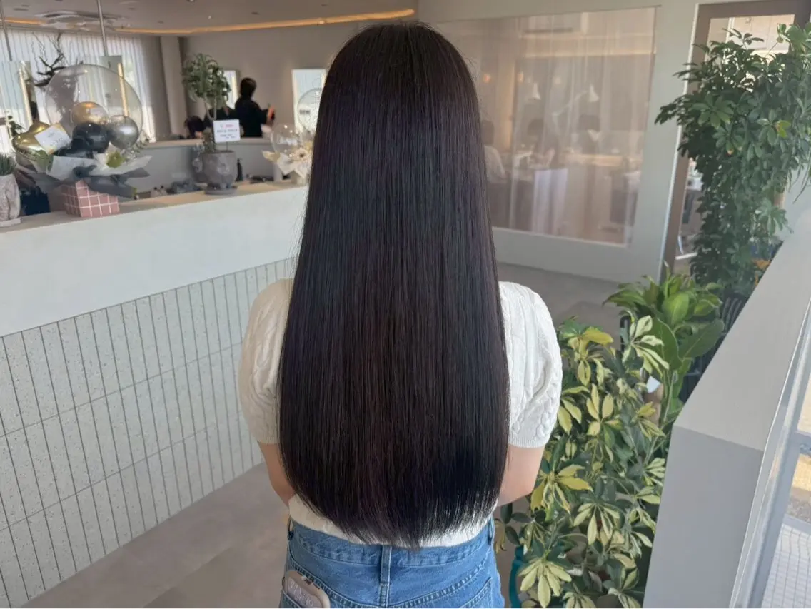 ロング 玉林 和子のヘアスタイル
