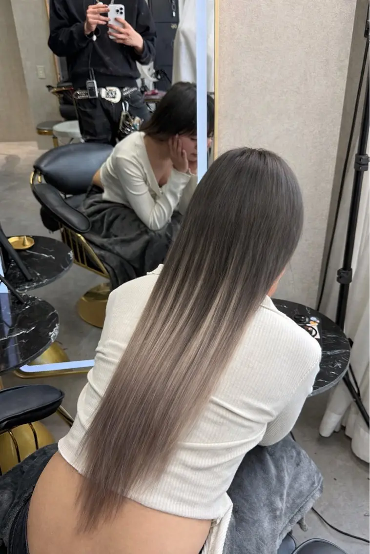 ロング エクステ 🐺新宿manabu プルエクステのヘアスタイル