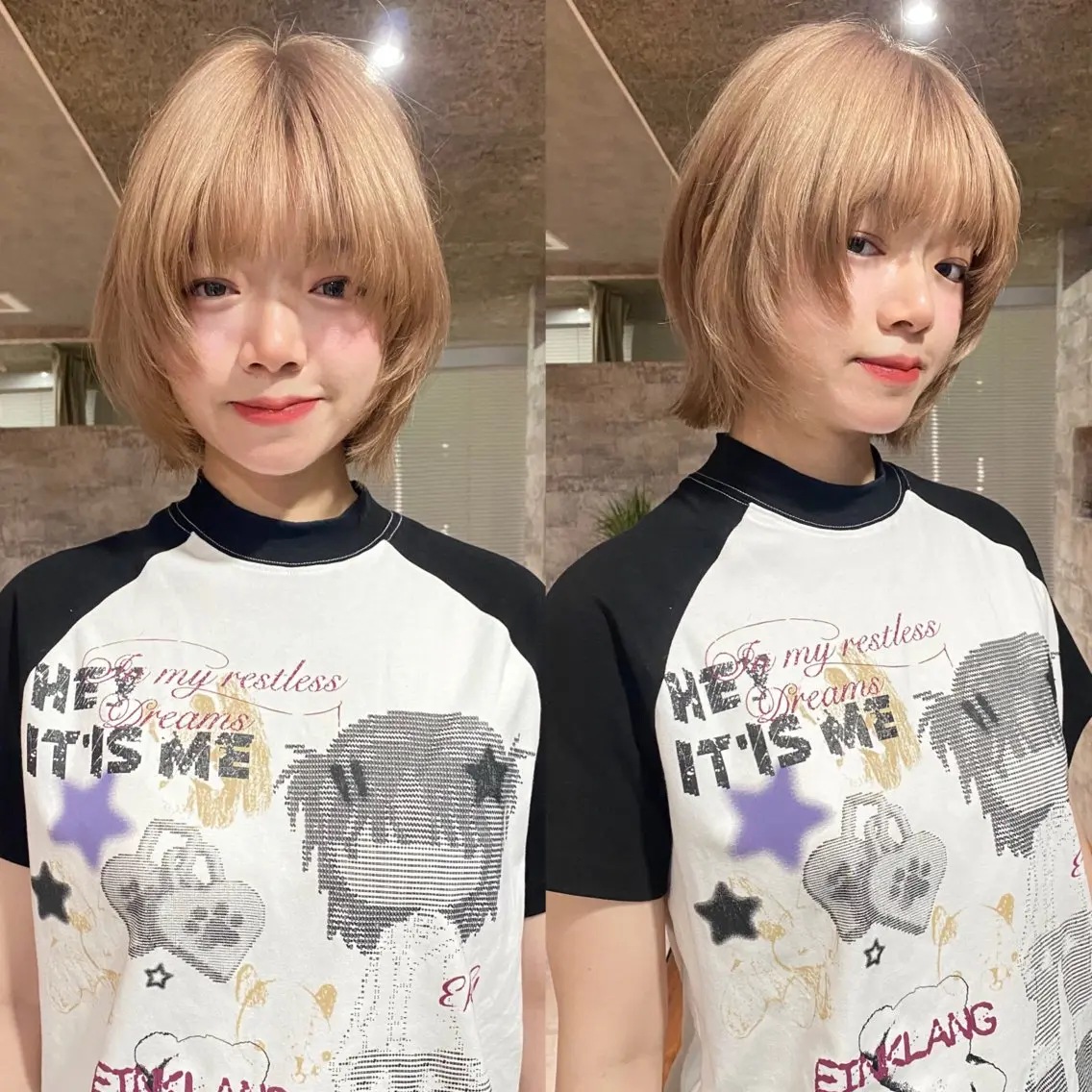 ショート カラー 似合わせカット ヘアカラー トリートメント mai / linoah˚✧のヘアスタイル