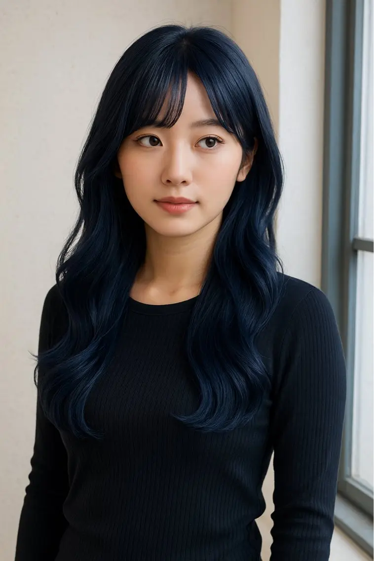 ロング ヘアカラー 増子 祐太朗のヘアスタイル