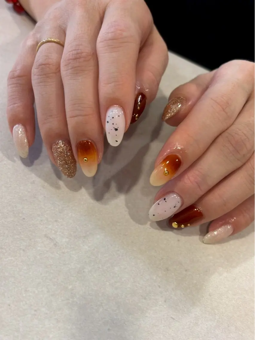 ネイル シンプルネイル ハンドネイル iconail 下北沢 NONのネイルデザイン