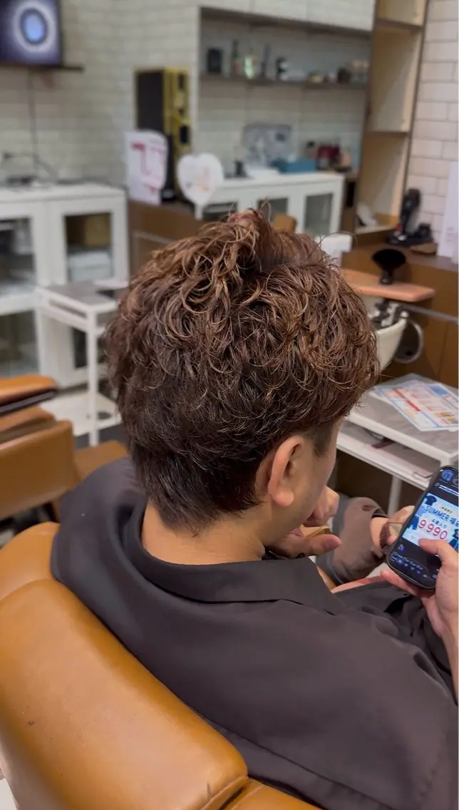 パーマ 山中 悠人のヘアスタイル