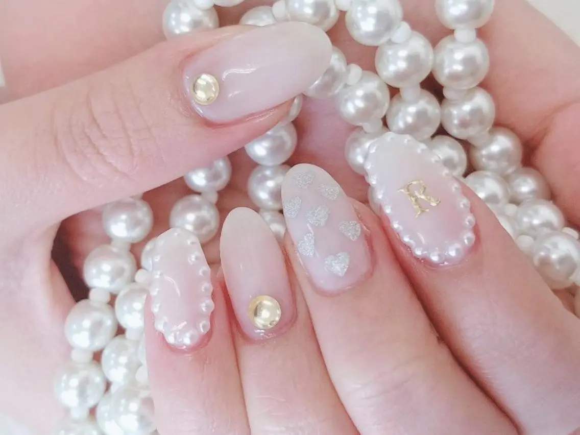 ネイル 持ち込み ホワイト Nail lieNのネイルデザイン