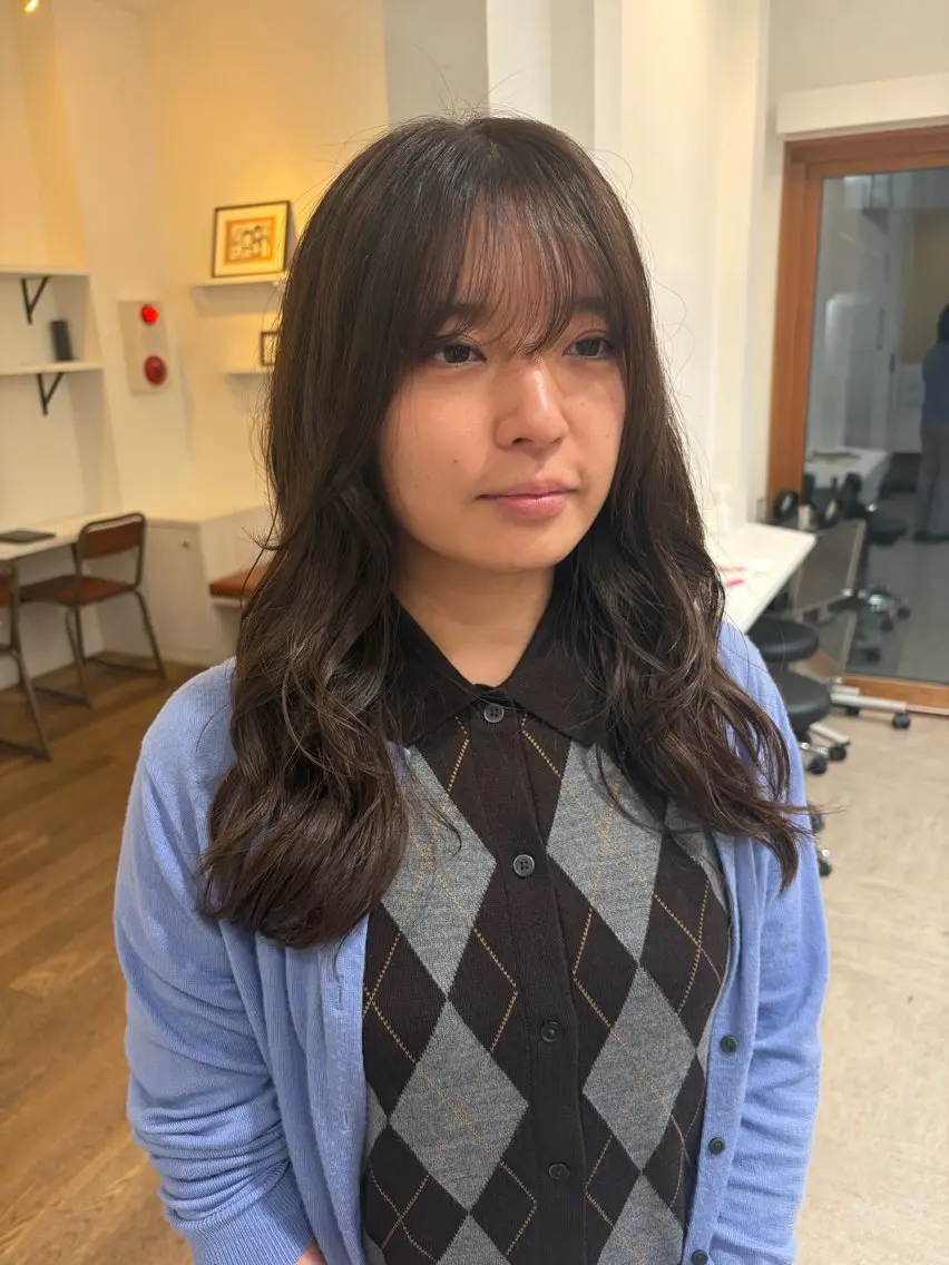 ロング カラー ヘアアレンジ ブリーチ グレージュ トリートメント カット ヘアカラー トリートメント 無料カットモデル‪✨ ✂️Nanami🌷のヘアスタイル