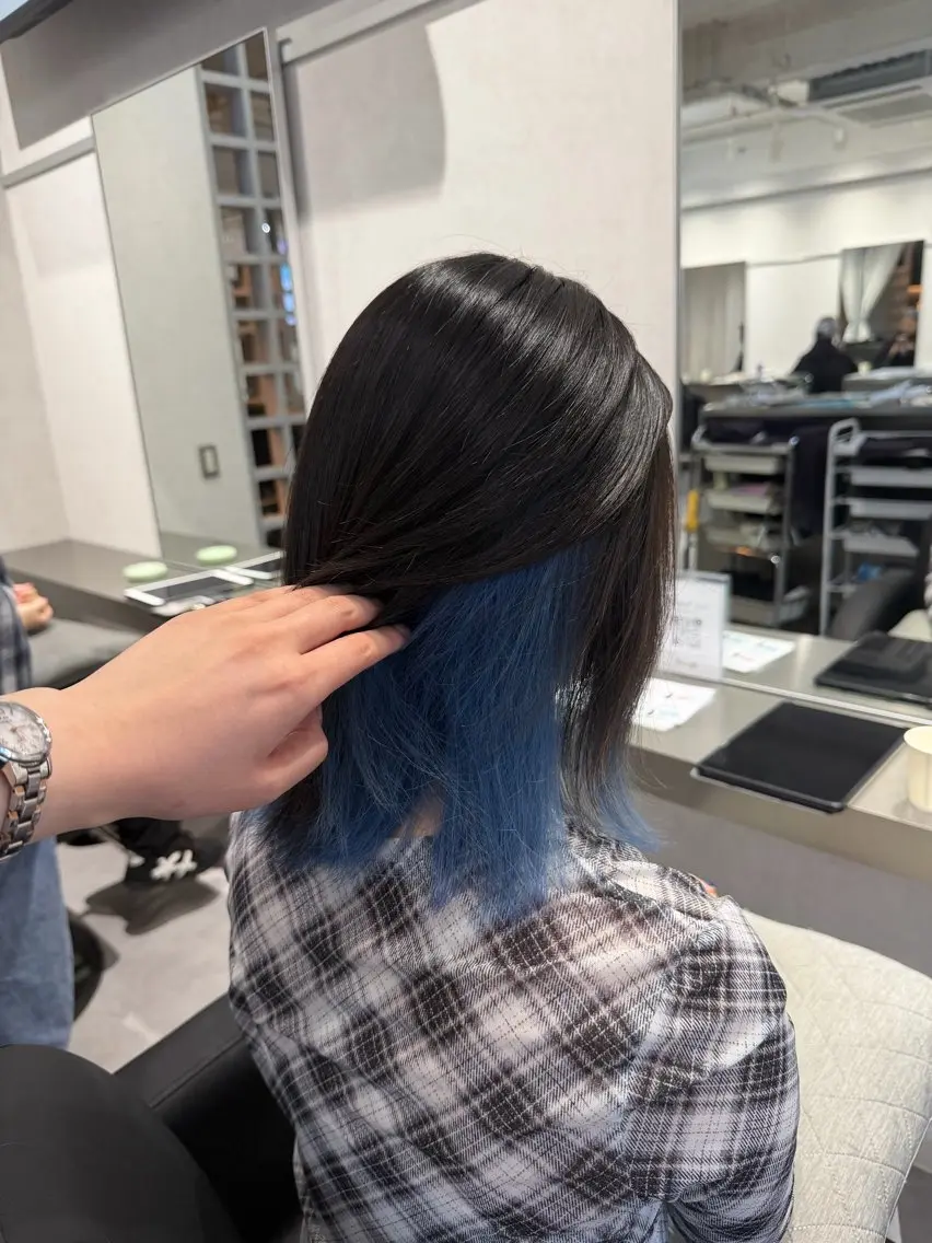 ミディアム カラー カット ヘアカラー N°jemica 🫧REIKA🫧のヘアスタイル