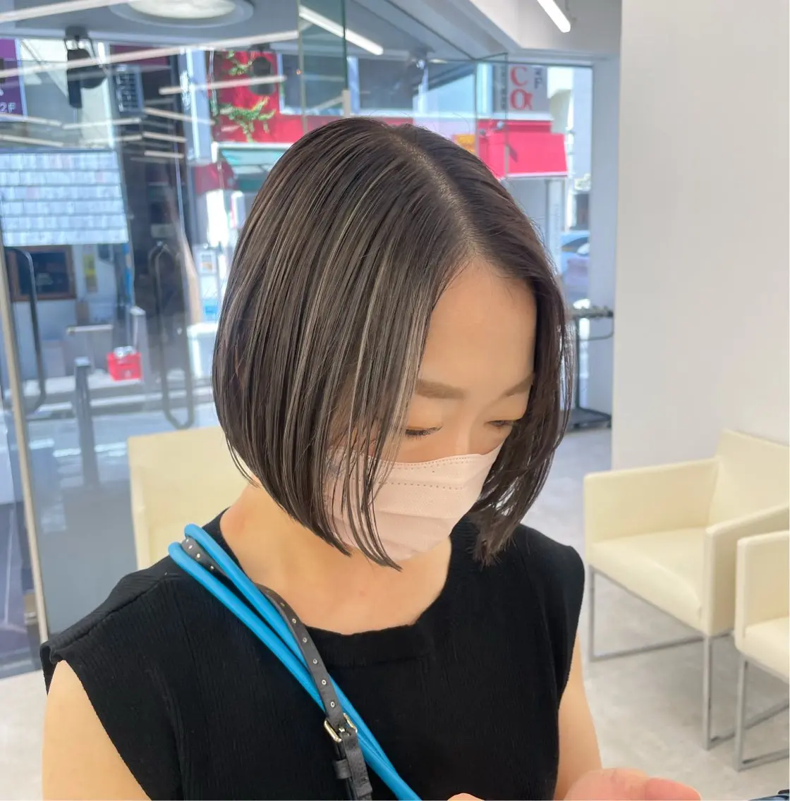 ショート カラー カット ヘアカラー トリートメント Brown 藤沢店のヘアスタイル