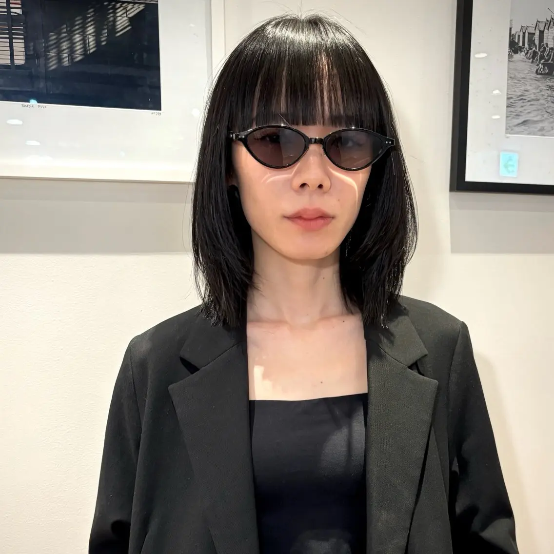ミディアム 酸性ストレート カット ヘアカラー 縮毛矯正 トリートメント 葵🫧髪質改善/ つや髪✨梅田のヘアスタイル