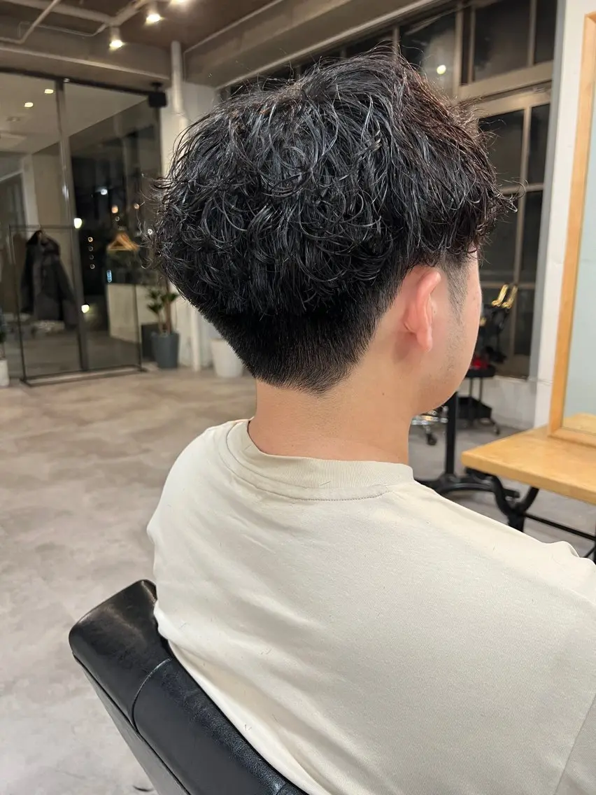 似合わせカット+シャドウパーマ【朝ラクでキマる大人パーマ】🔥の写真