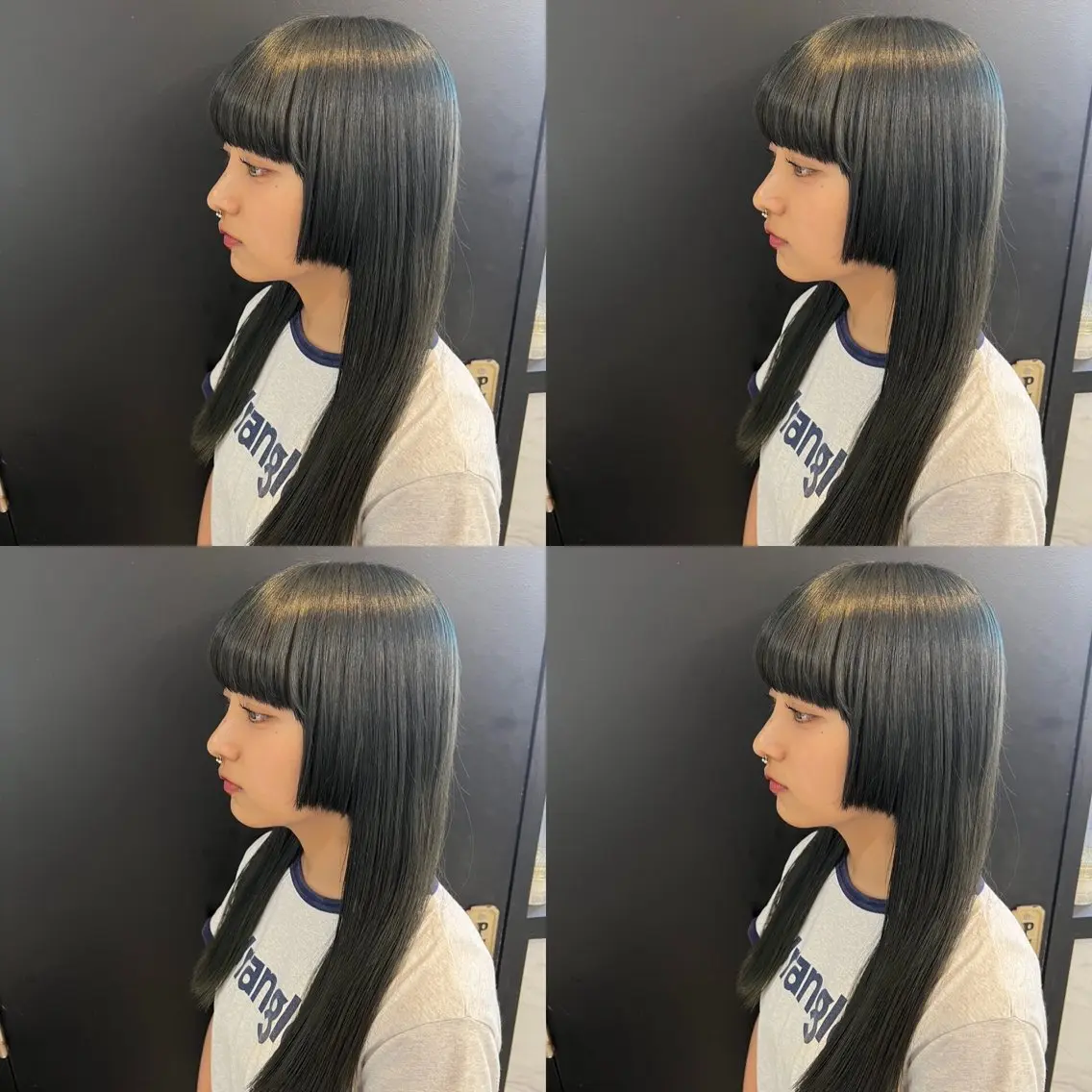 セミロング カラー カット ヘアカラー トリートメント ✨レイヤー/髪質改善 /縮毛矯正✨ナカムラのヘアスタイル