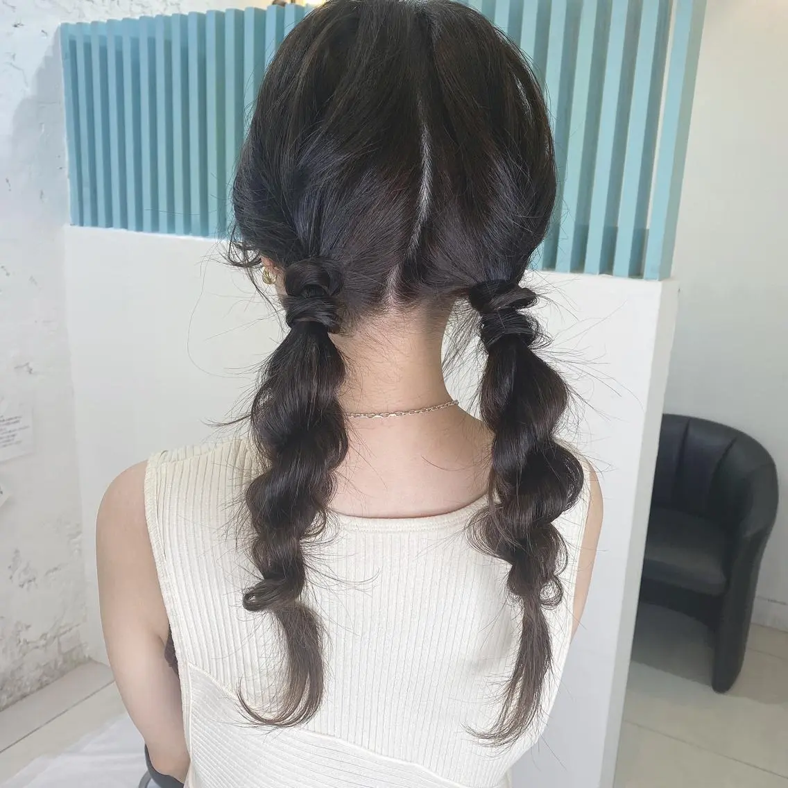 セミロング カラー ヘアアレンジ マツエク・マツパ 透明感カラー🫧ヘア セット🫧松本菜月の眉毛・アイブロウイメージ