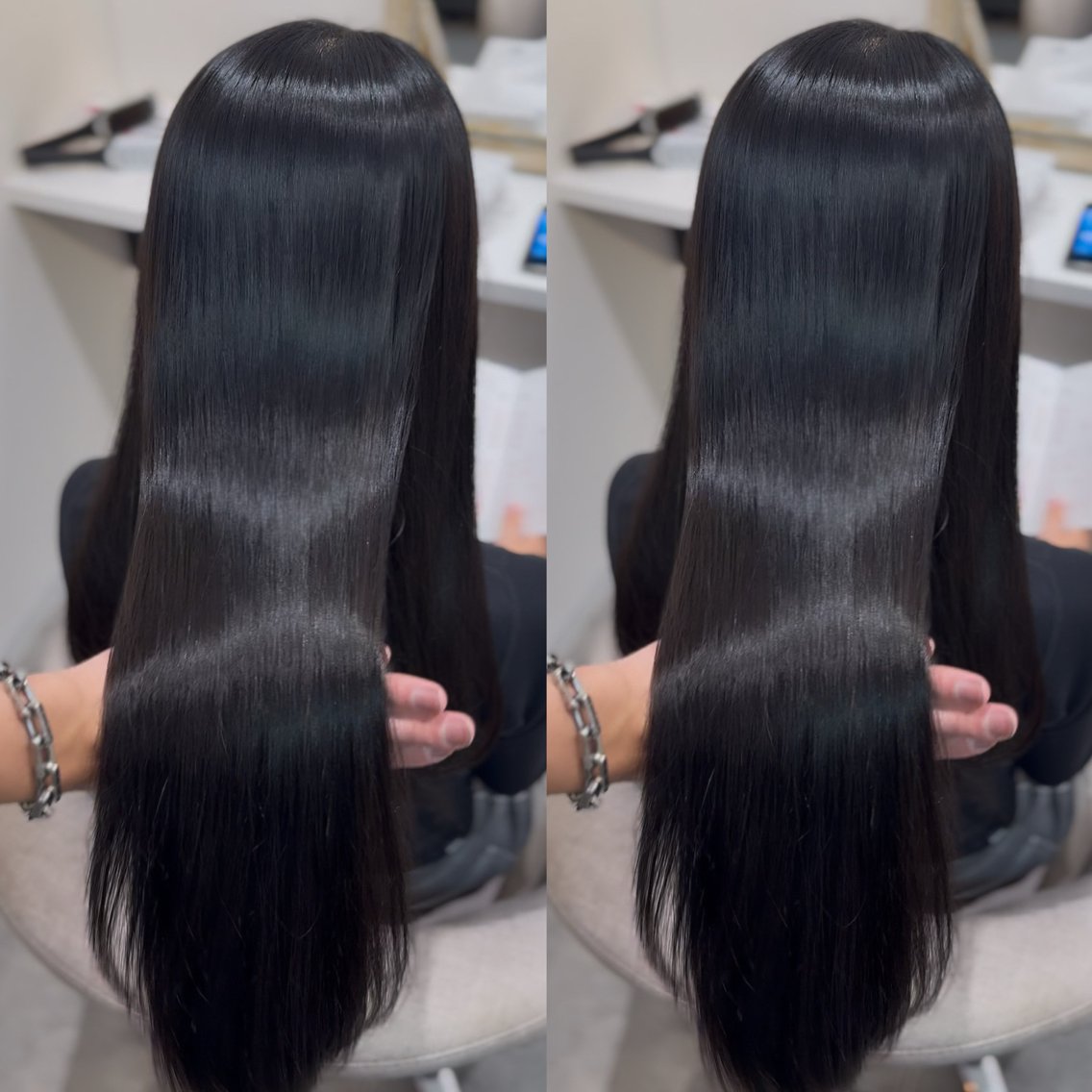 ロング カット 縮毛矯正 トリートメント 縮毛矯正\髪質改善 🫧拓都のヘアスタイル