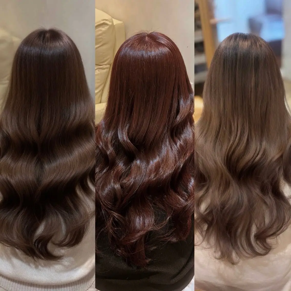ロング カラー カット ヘアカラー トリートメント 髪質改善Wカラー ウルトワのアユカのヘアスタイル