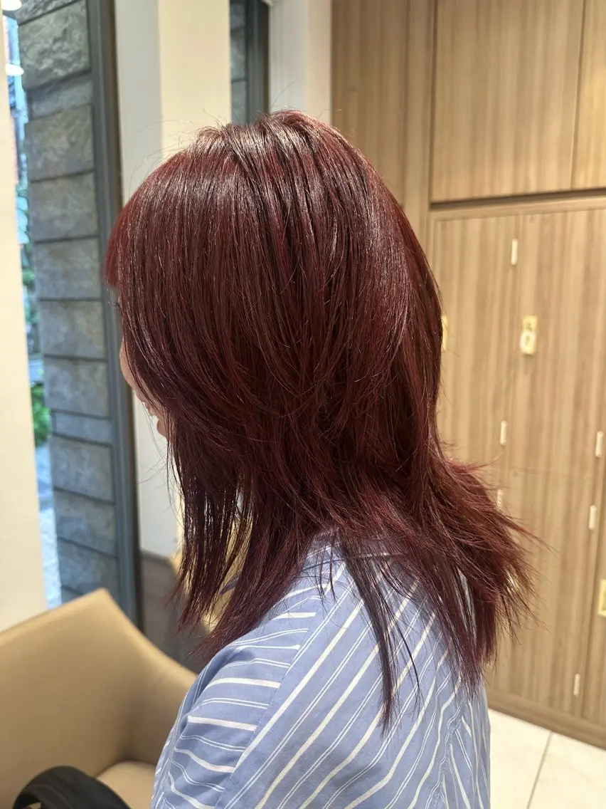 セミロング カット ヘアカラー 🎀艶髪カラー🎀 Aiのヘアスタイル