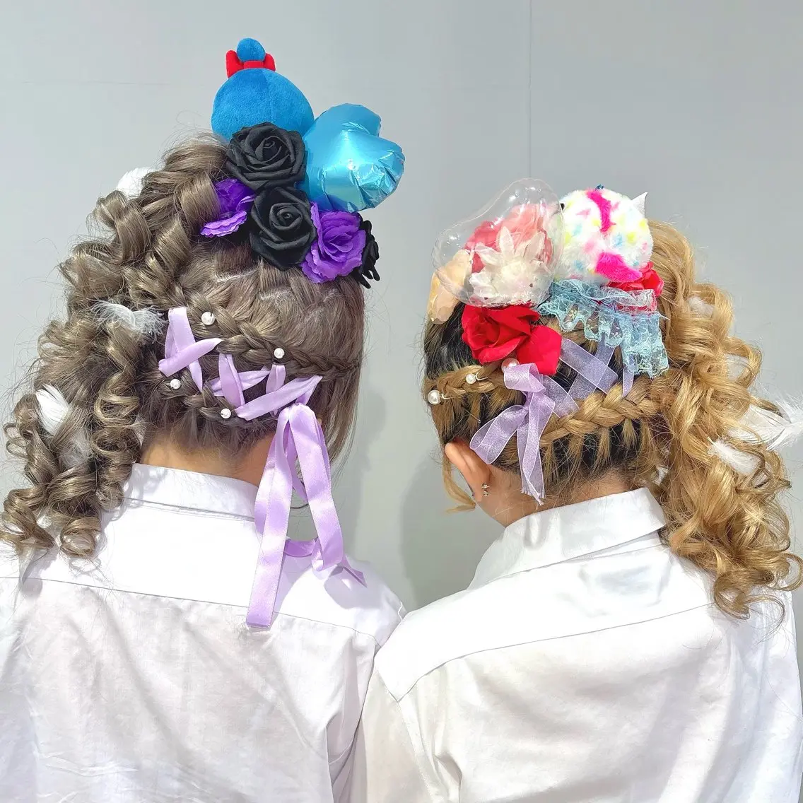 ヘアアレンジ ヘアセット 縮毛矯正／ハイライト 💙mai🐈のヘアスタイル