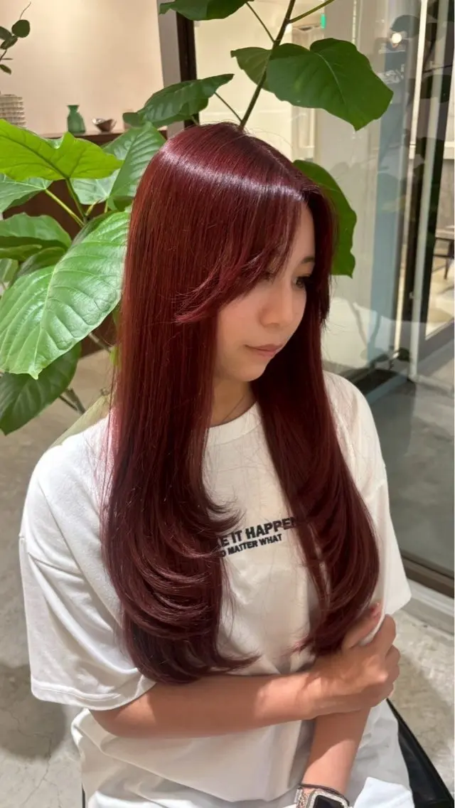 ロング カラー ヘアカラー sakura / quailaのヘアスタイル