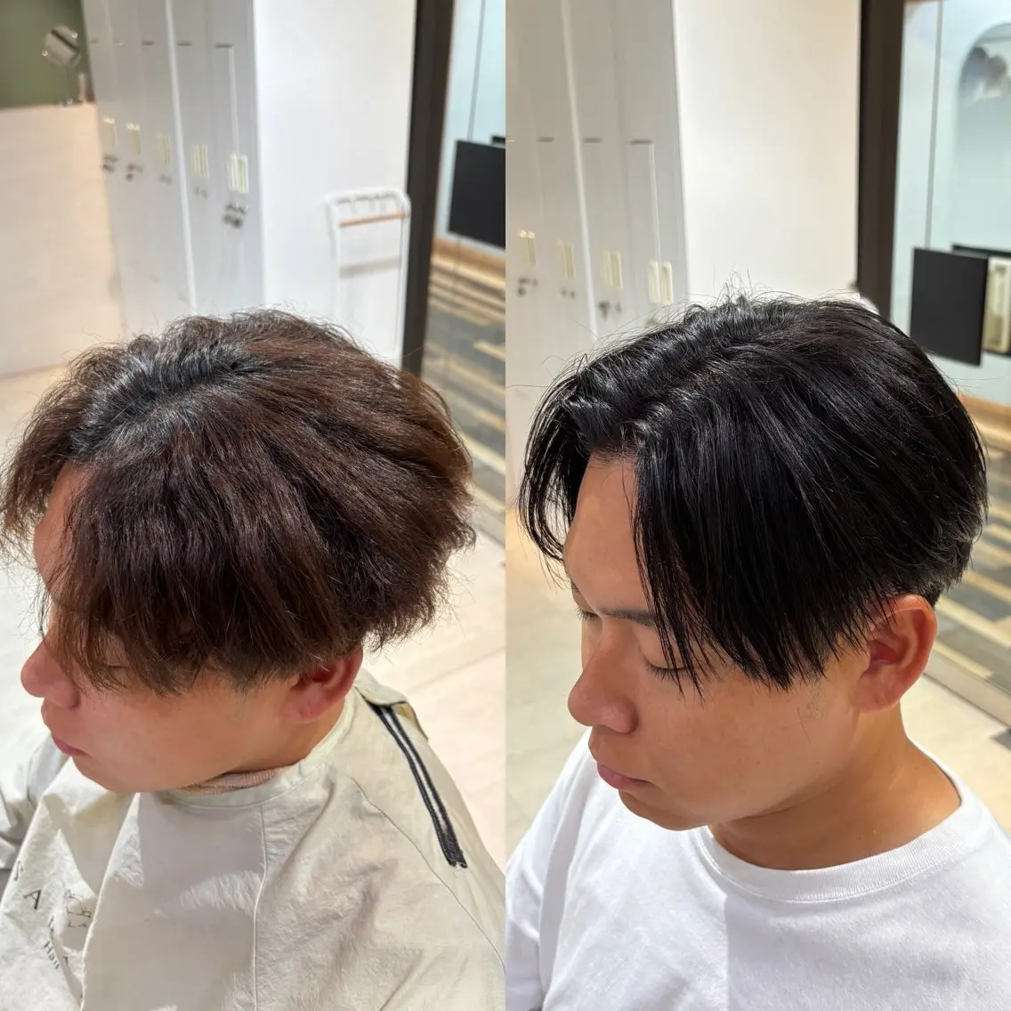 メンズカット + 縮毛矯正の写真