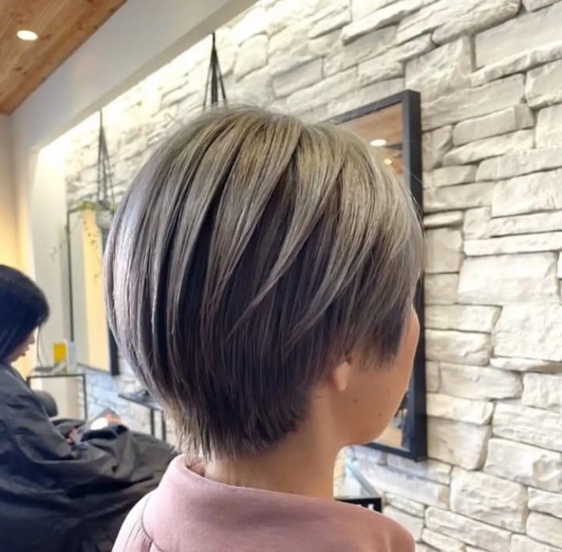 ショート カラー ヘアアレンジ カラーソムリエ取得 多田まこのヘアスタイル