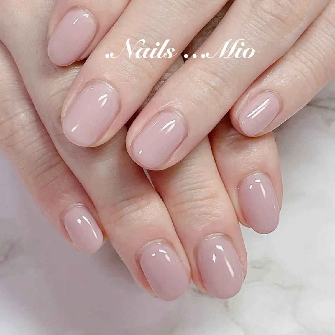 ネイル ジェルネイル ワンカラーネイル .Nails Mio 赤羽西ネイルサロンのネイルデザイン