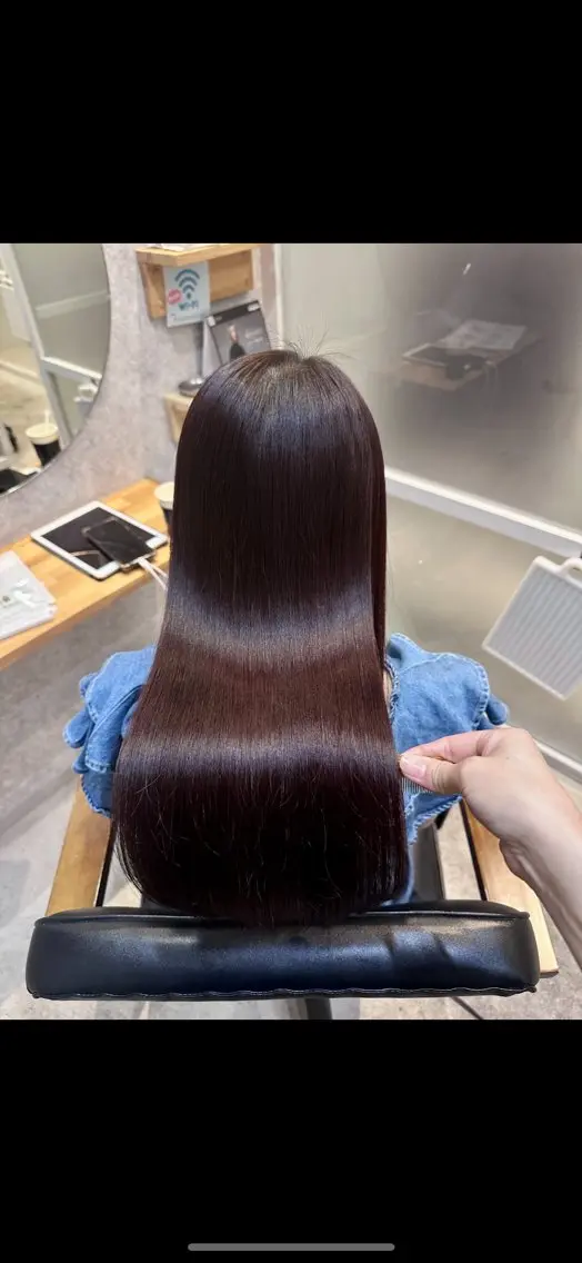 セミロング カット ヘアカラー トリートメント yuu/髪質改善 カラー🌛のヘアスタイル