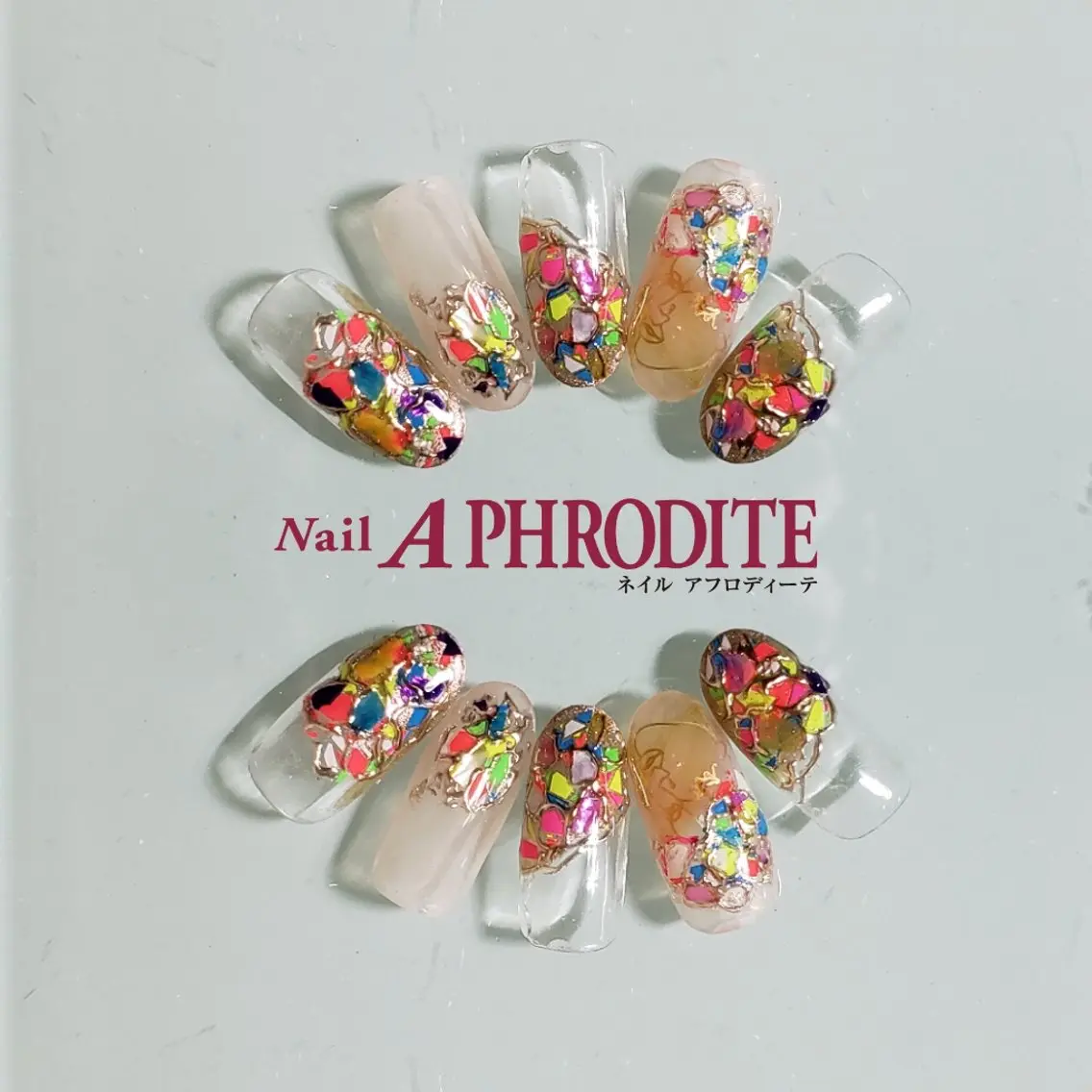ネイル ジェルネイル ニュアンスネイル スカルプネイル ソフトジェル ネイルチップ ハンドネイル Nail Aphroditeのネイルデザイン