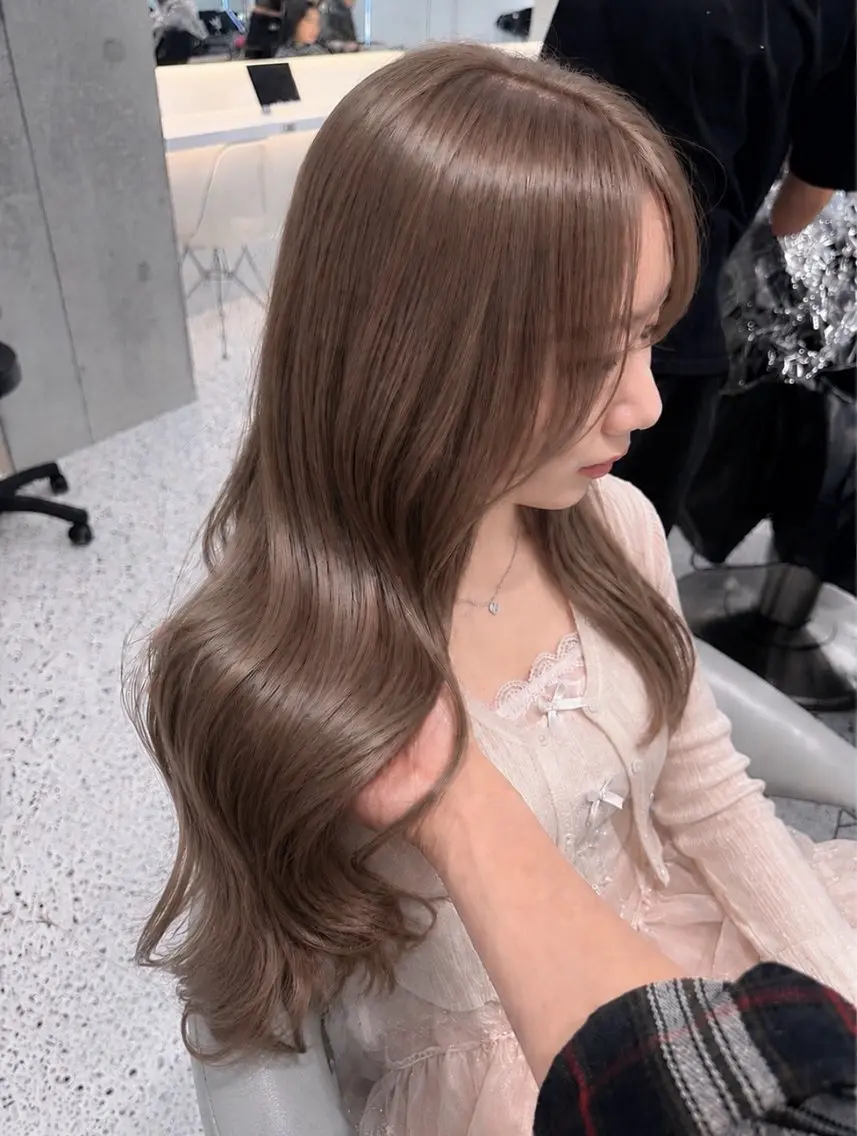 ロング カット ヘアカラー トリートメント 🤎透明感カラー/ suguru🤍のヘアスタイル