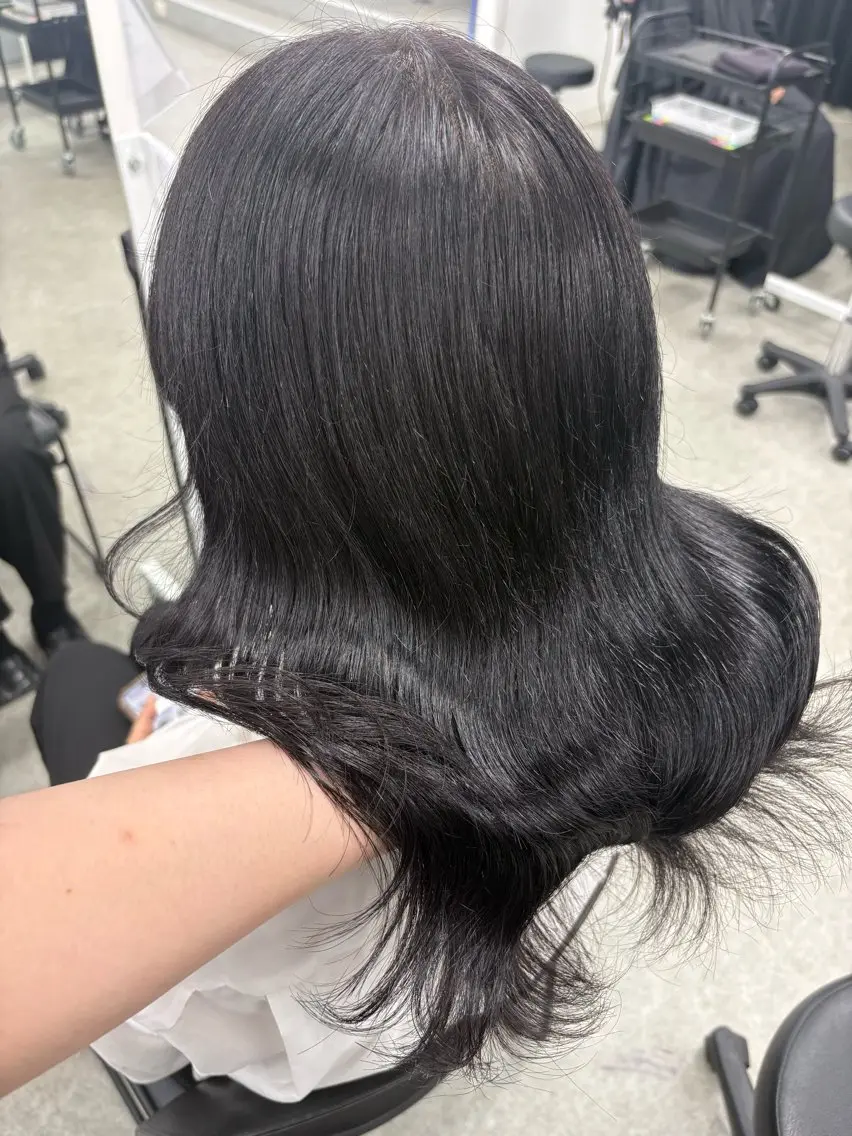 ロング カラー ヘアカラー トリートメント 💕мei 透明感カラー💕のヘアスタイル