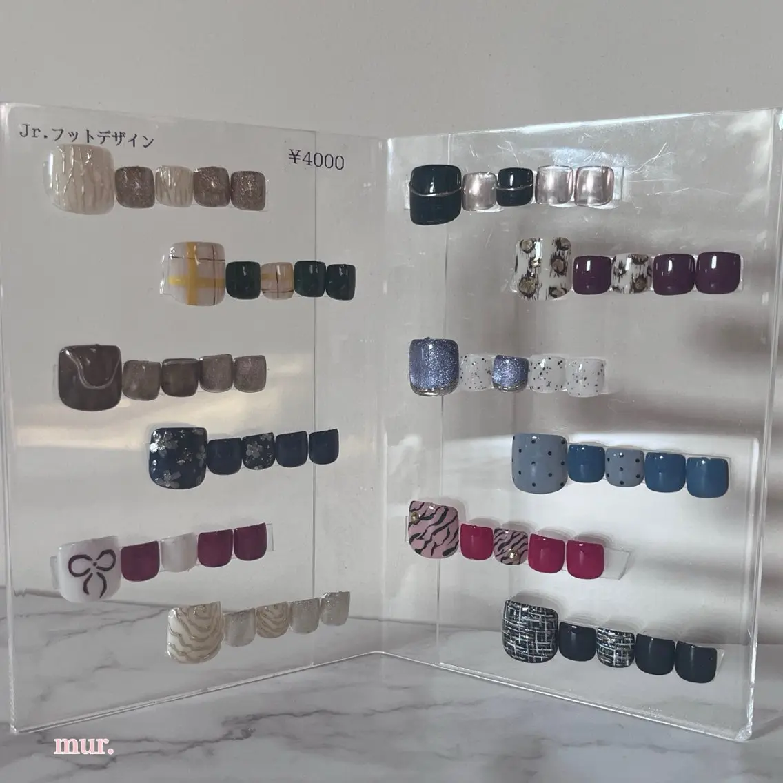 ネイル フットネイル nailsalon mur.のネイルデザイン