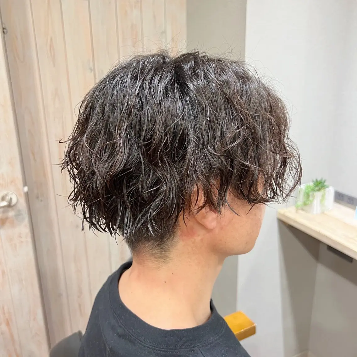 メンズカット+ダメージレスパーマ🌀の写真