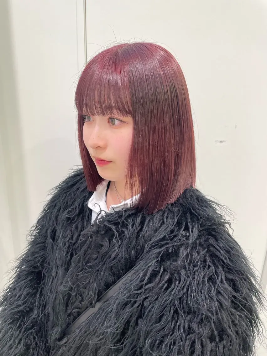 セミロング カラー 大人っぽ♡上品な暖色 TAKAKIのヘアスタイル